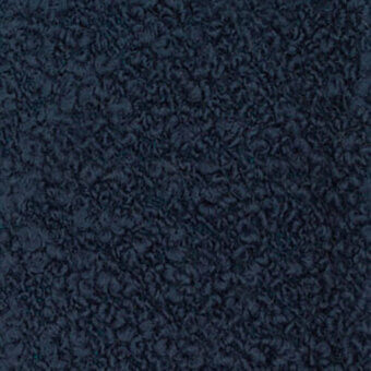 Blu notte fabric texture, “cloud 21” from miniforms’ “d” collection, “erimiti” variation, with looped knit and uneven, plush surface.